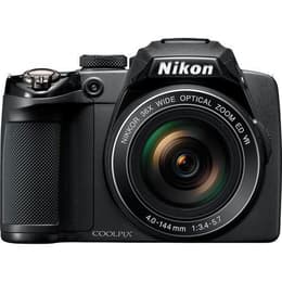 Kompakt Bridge Kamera Coolpix P500 - Schwarz + Nikon Nikkor 36X Wide Optical Zoom ED VR 22.5-810mm f/3.4-5.7 f/3.4-5.7