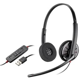 Plantronics Blackwire C320M Kopfhörer Noise cancelling mit kabel mit Mikrofon - Schwarz