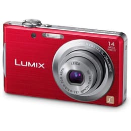 Kompakt Kamera Lumix DMC-FS35 - Rot + Panasonic Leica DC Vario-Elmar 28-224 mm f/3.3-5.9 ASPH. f/3.3-5.9