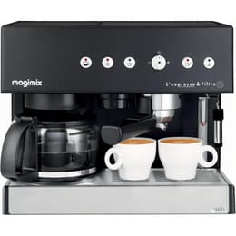 Espresso-Kapselmaschinen Kompatibel mit Kaffeepads nach ESE-Standard Magimix 11422 Auto 1.4L - Schwarz