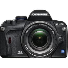 Reflex - Olympus E-420 - Schwarz + Objektiv Zuiko Digital 14-42mm f/3.5-5.6 ED