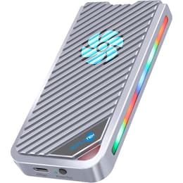 Vultech External SSD RGB Active Cooling Fan 480GB M.2 40Gbps Externe Festplatte - SSD 480 GB USB-C