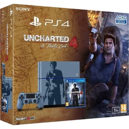 PlayStation 4 1000GB - Grau - Limited Edition Uncharted 4 + Uncharted 4