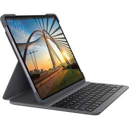 Logitech Tastatur QWERTY Englisch (UK) Wireless mit Hintergrundbeleuchtung Slim Folio Pro for iPad Pro 12.9-inch