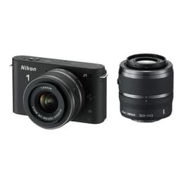 Nikon 1 J1 - Schwarz + Nikkor 1 10-30 mm f/3.5-5.6 + 30-110 mm f/3.8-5.6 Objektiv