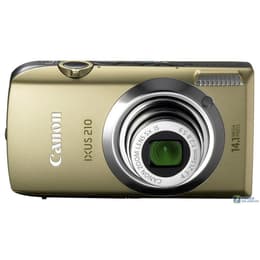 Kompakt Kamera Ixus 210 - Gold + canon Zoom Lens 5X IS 4,3-21,5mm f/2.8-5.9 f/2.8-5.9