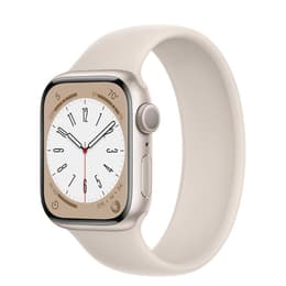 Apple Watch (Series 8) 2022 GPS 45 mm - Aluminium Rosé - Sportarmband Rosa