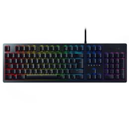 Razer Tastatur AZERTY Französisch Wireless mit Hintergrundbeleuchtung Huntsman