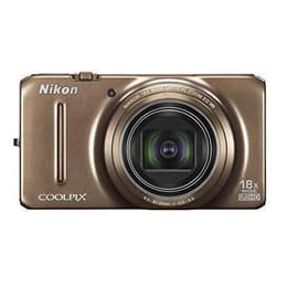 Kompakt Nikon Coolpix S9200 - Braun