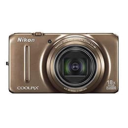 Kompakt Kamera Coolpix S9200 - Gold + Nikon Nikkor Wide Optical Zoom ED VR 25-450 mm f/3.5-5.9 f/3.5-5.9