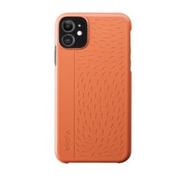Hülle iPhone 11 / Xr - Natürliches Material - Orange