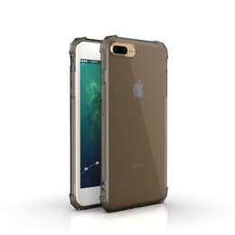 Hülle iPhone 7 Plus/8 Plus - Silikon - Schwarz/Transparent