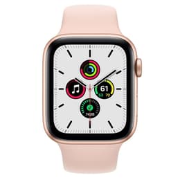 Apple Watch Series SE 1 (2020) GPS 44 mm - Aluminium Gold - Sportarmband Rosé