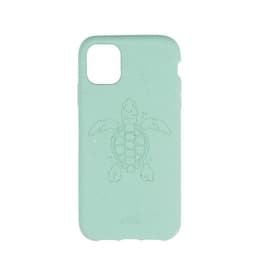 Hülle iPhone 11 Pro Max - Natürliches Material - Turquoise Ocean (Turtle Edition)
