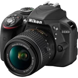 Reflex - Nikon D3300 Schwarz Objektiv Nikon AF-P DX 18-55mm f/3.5-5.6G VR