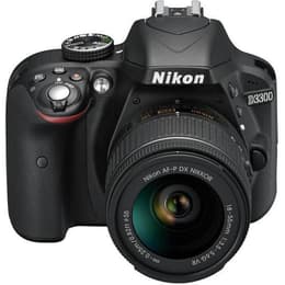 Reflex - Nikon D3300 Schwarz Objektiv Nikon AF-P DX 18-55mm f/3.5-5.6G VR