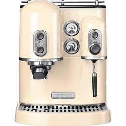 Espressomaschine Kompatibel mit Kaffeepads nach ESE-Standard Kitchenaid Artisan 5KES2102 2L - Beige