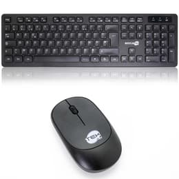 Simpletek Tastatur AZERTY Französisch Wireless MK03B