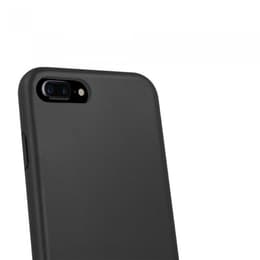 Hülle iPhone 7 Plus/8 Plus - Natürliches Material - Schwarz