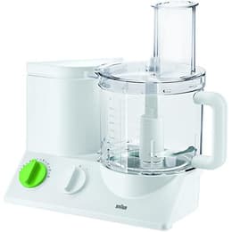 Multifunktions-Küchenmaschine Braun FP3010 2L - Weiß/Grün