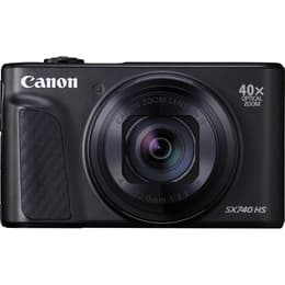 Kompakt Kamera PowerShot SX740 HS - Schwarz + Canon Zoom Lens 40X IS 24–960mm f/3.3-6.9 f/3.3-6.9