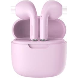 Ohrhörer In-Ear Bluetooth - Bigben Connected Ecouteurs ColorBuds True Wireless Bouton Google Assistant & Siri Rose Bigben