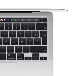 MacBook Pro 13" (2020) - Apple M1 mit 8‑Core CPU und 8-core GPU - 8GB RAM - SSD 256GB - QWERTY - Englisch
