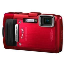 Kompakt Kamera Tough TG-830 iHS - Rot + Olympus Olympus Wide Optical Zoom 28-140 mm f/3.9-5.9 f/3.9-5.9