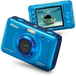 Kompakt Kamera Coolpix S30 - Blau + Nikon Nikkor 3X Optical Zoom Lens 4.1-12.3mm f/3.3-5.9 f/3.3-5.9