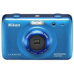 Kompakt Kamera Coolpix S30 - Blau + Nikon Nikkor 3X Optical Zoom Lens 4.1-12.3mm f/3.3-5.9 f/3.3-5.9