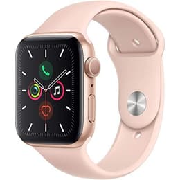 Apple Watch (Series 5) 2019 GPS 44 mm - Aluminium Gold - Sport loop Rosa