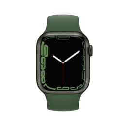 Apple Watch (Series 7) 2021 GPS 41 mm - Aluminium Grün - Sportarmband Grün