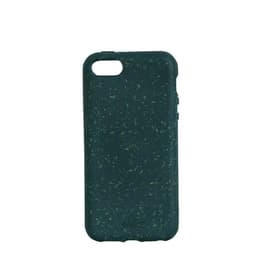 Hülle iPhone SE/5/5S - Natürliches Material - Grün