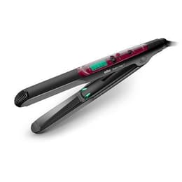 Braun Satin Hair 7 - Schwarz/Rot Glätteisen
