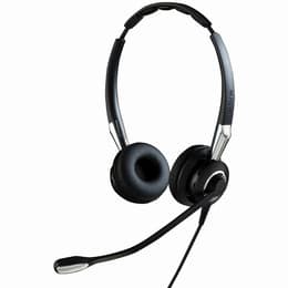 Jabra BIZ 2400 II Duo QD Kopfhörer Noise cancelling verdrahtet mit Mikrofon - Schwarz