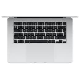 MacBook Air 15" (2023) - Apple M2 mit 8‑Core CPU und 10-core GPU - 8GB RAM - SSD 256GB - AZERTY - Französisch