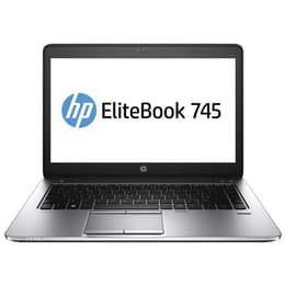 HP EliteBook 745 G2 14" A8 1.9 GHz - SSD 256 GB - 8GB AZERTY - Französisch