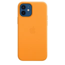 Apple-Hülle iPhone 12 / iPhone 12 Pro - Magsafe - Leder Gelb