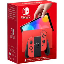 Switch OLED 64GB - Rot - Limited Edition Mario + Mario