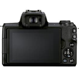 Hybrid - Canon EOS M50 Mark II Schwarz Objektiv Canon Zoom Lens EF-M 15-45mm f/3.5-6.3 IS STM