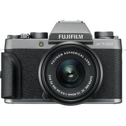 Hybrid-Kamera X-T100 - Grau/Schwarz + Fujifilm Fujinon Aspherical Lens Super EBC XC 15-45mm f/3.5-5.6 OIS PZ f/3.5-5.6