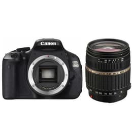 Spiegelreflexkamera - Canon EOS 600D Schwarz + Objektivö Tamron 18-200mm f/3.5-6.3 DII VC
