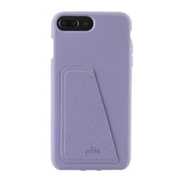 Hülle iPhone 6 Plus/6S Plus/7 Plus/8 Plus - Natürliches Material - Lavendel