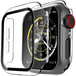 Hülle Apple Watch Series 5 - 44 mm - Kunststoff - Transparent