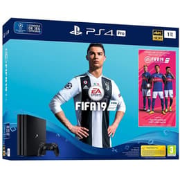 PlayStation 4 Pro 1000GB - Schwarz + FIFA 19