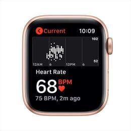 Apple Watch Series SE 1 (2020) GPS + Cellular 44 mm - Aluminium Gold - Sportarmband Rosé