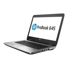 Hp ProBook 645 G3 14" A10 2.4 GHz - SSD 128 GB - 8GB AZERTY - Französisch