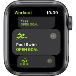 Apple Watch Series SE 1 (2020) GPS 44 mm - Aluminium Space Grau - Sport loop Schwarz