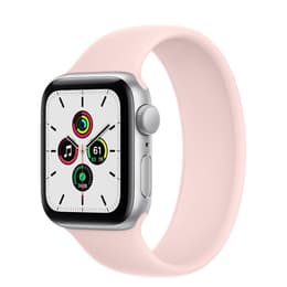 Apple Watch (Series SE) 2020 GPS 40 mm - Aluminium Silber - Sportarmband Rosa