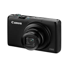 Kompakt Kamera PowerShot S95 - Schwarz + Canon Canon Zoom Lens 3.8 x IS 6-22,5mm f/2.0-4.9 f/2.0-4.9